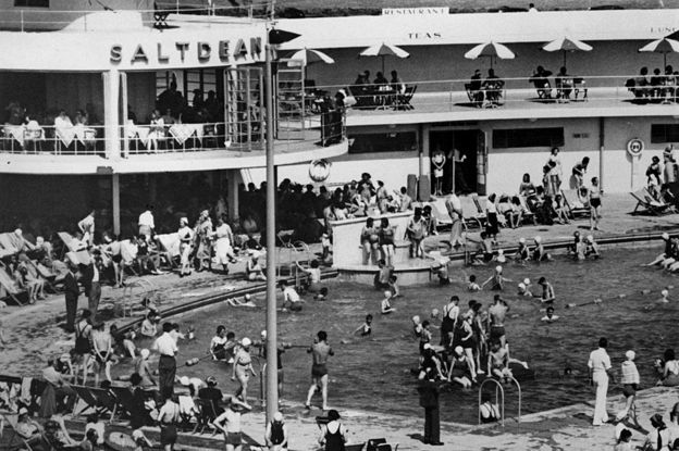 Saltdean Lido, East Sussex, 1940s