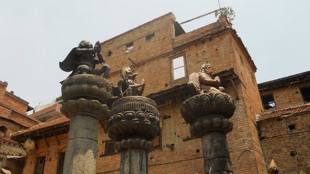 Statues in Bhaktapur - 2010 photo