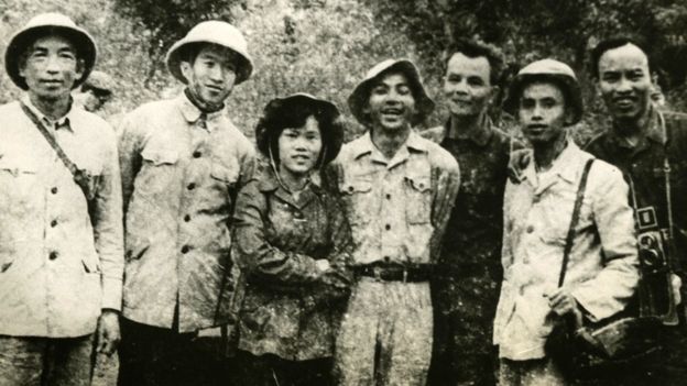 Quy and others in the jungle