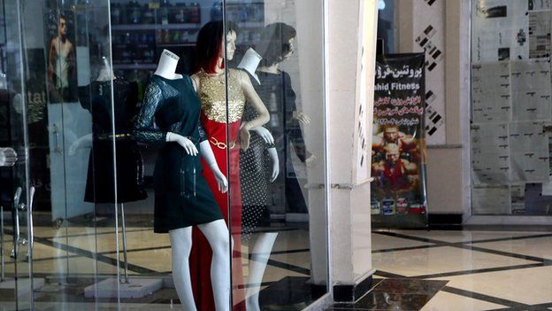 Some shop windows in Kabul and other big cities now display well known brands from abroad