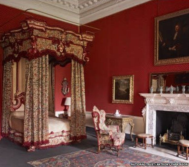The state bedroom at Clandon Park