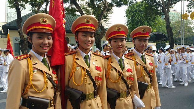 Military parade Ho Chi Minh City