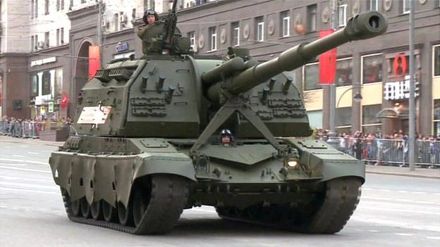 Koalitsiya-SV self-propelled artillery, 4 May 15