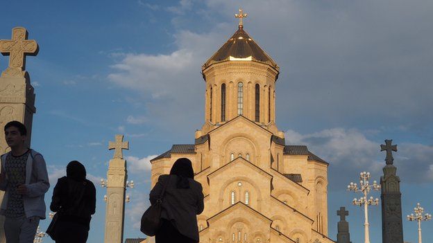 The Holy Trinity Cathedral, Tbilisi, Georgia