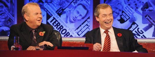 Nigel Farage on Have I Got News For You in 2012