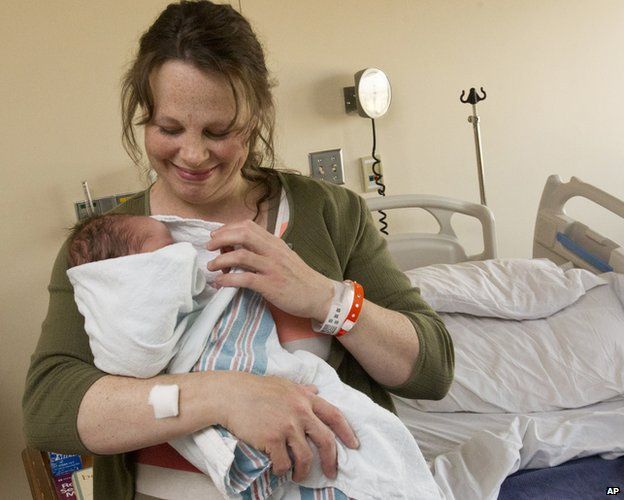 Kateri Schwandt with her youngest boy