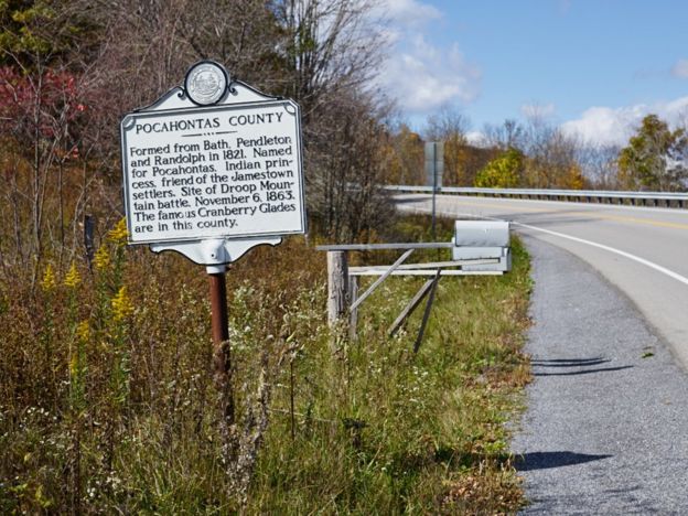 Pocahontas County sign