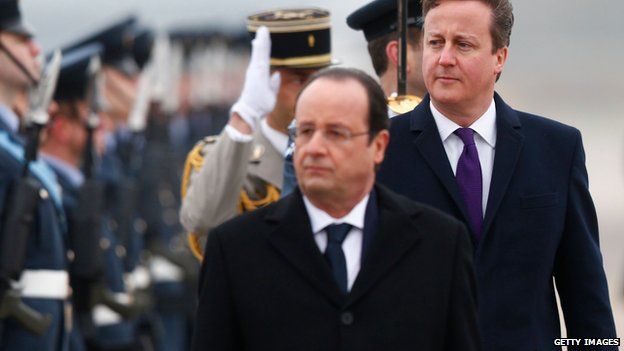 David Cameron and Francois Hollande