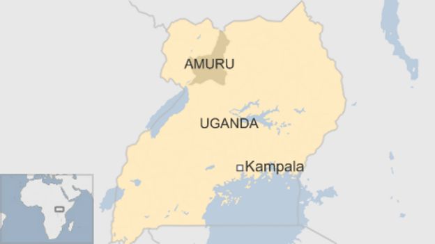 Uganda map