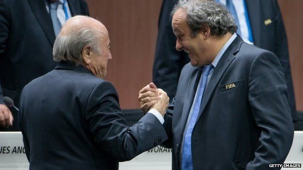 Blatter and Platini