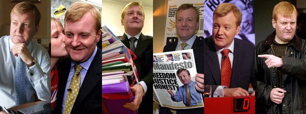 Images from Charles Kennedy during his political career