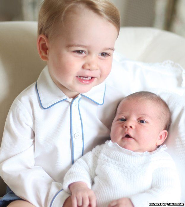 Prince George and Princess Charlotte