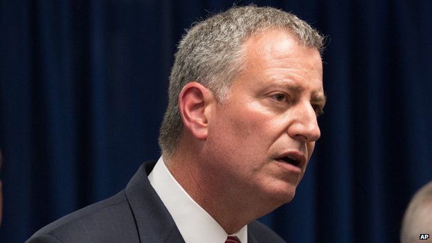 New York City Mayor Bill de Blasio