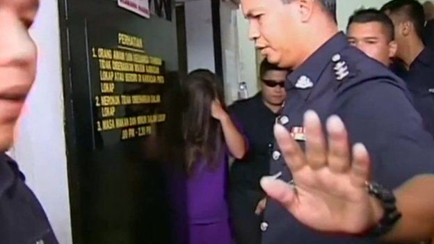 TOURISTS WHO POSED NAKED ON A SACRED MOUNTAIN PLEADED GUILTY IN COURT Eleanor Hawkins arrives at court