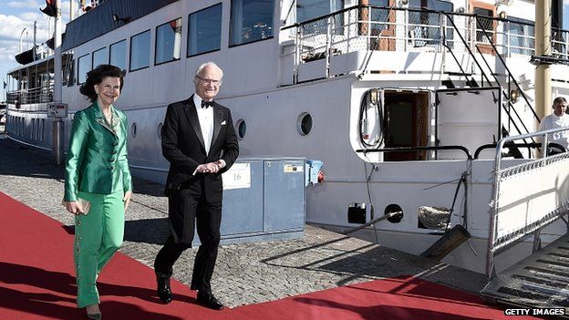 King Carl XVI Gustaf of Sweden and Queen Silvia. 12 June 2015
