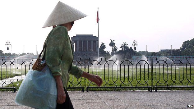 Ho Chi Minh Mausoleum in Hanoi