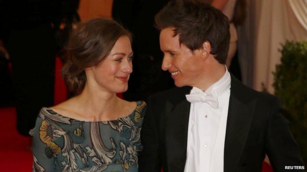 Hannah Bagshawe and Eddie Redmayne