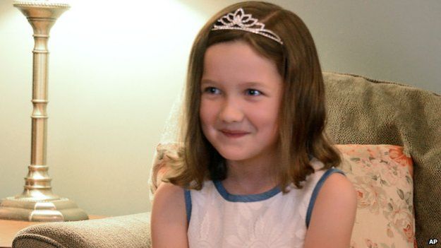 Emily Heaton wearing her tiara