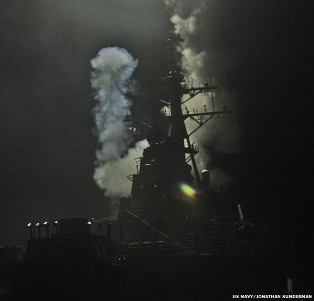 Tomahawk cruise missiles