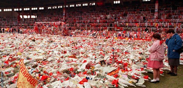 Anfield Hillsborough tribute