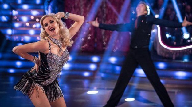 Pixie Lott dances with Trent Whiddon on Strictly Come Dancing