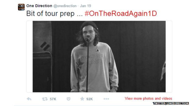 one direction tweet