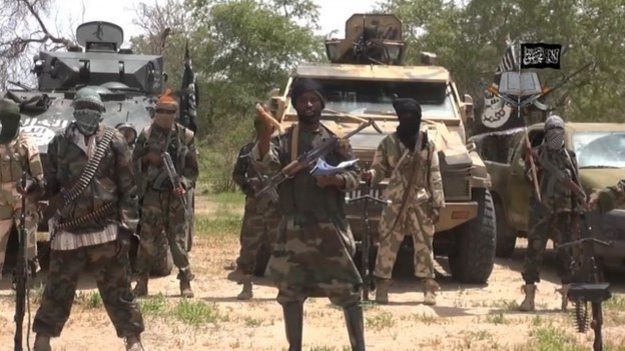 A screengrab taken on 13 July 2014 from a video released by the Nigerian Islamist extremist group Boko Haram