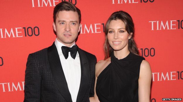 Justin Timberlake and Jessica Biel