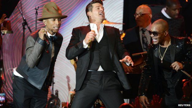 Pharrell, Robin Thicke e TI
