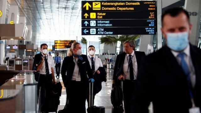 Virus Corona Bandara Soekarno Hatta Dipadati Penumpang Disengaja