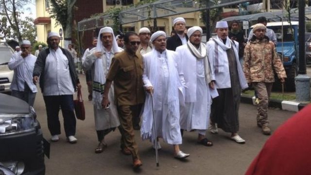 Rizieq Shihab Jadi Tersangka UU Pornografi Reaksi Media Dunia BBC