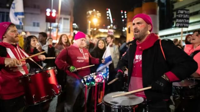 مسيرة احتجاجية في تل أبيب