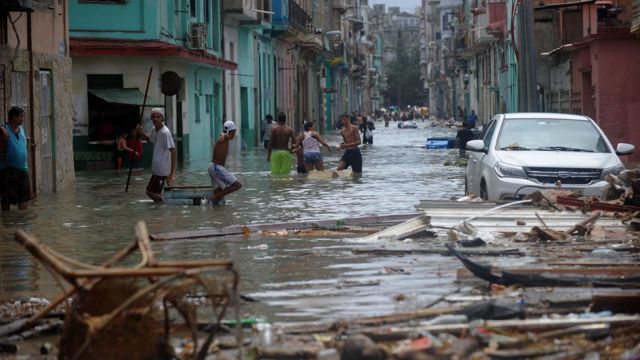 En fotos la desolación e inundaciones que dejó el huracán Irma a su