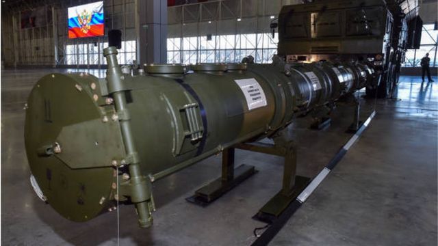 صاروخ كروز روسي أرض-أرض من طراز 9 إم 729 في صورة تعود إلى 2019