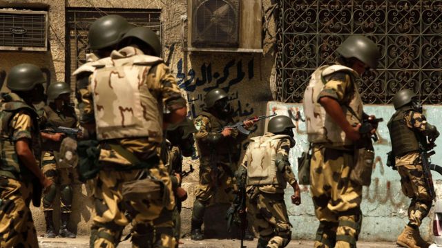قوات من الجيش المصري