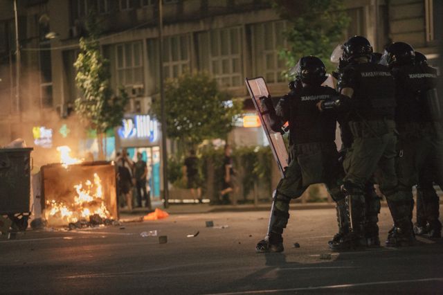 Protest U Beogradu Suzavac Kamenice Policijsko Nasilje Drugog Dana