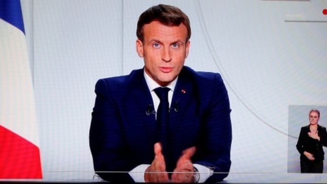 Perezida Macron avuga ko hari ibyago byuko igihugu cyarengerwa ubushobozi