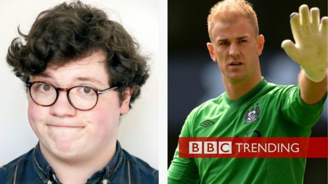 Picture of Joe Hart, England goalkeeper and Joe Hart, Comedian
