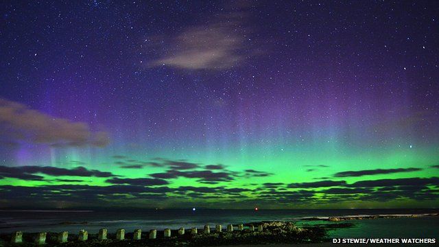 Spectacular Northern Lights Show - BBC Weather Watchers