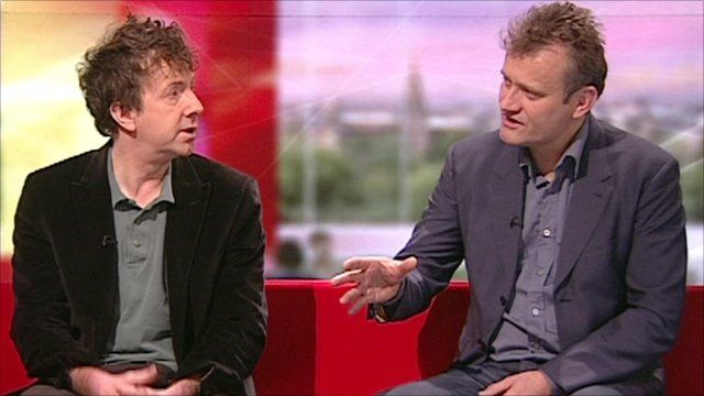 Steve Punt and Hugh Dennis on BBC Breakfast