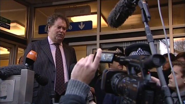 Wikileaks' lawyer Mark Stephens addresses journalists