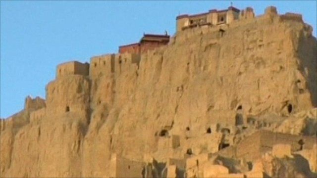 Guge Kingdom ruins in Tibet