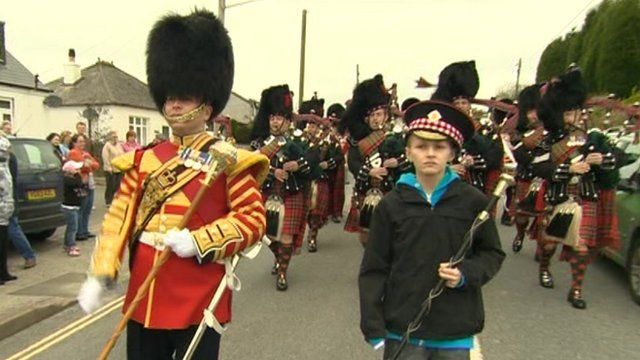 Garvey Evans and the 1st Battalion Scots Guards