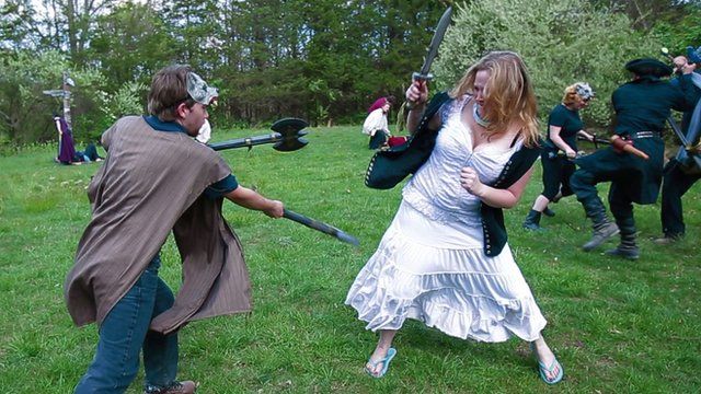 Fantasy Dressing Up For Live Action Roleplay Games Bbc News 