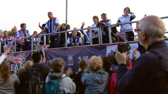 Scotland's Olympians and Paralympians parade through Glasgow