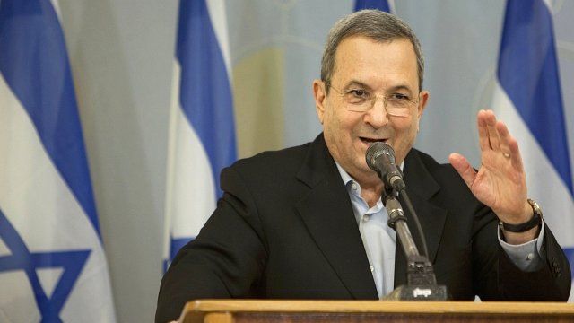 Israeli Defence Minister Ehud Barak