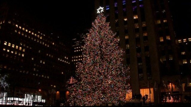 The Rockefeller Center Christmas tree
