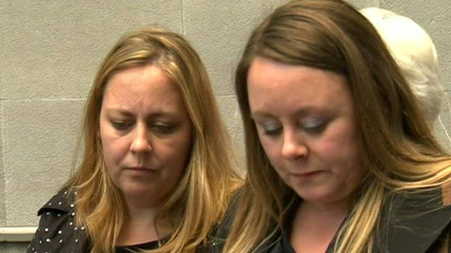 Ms Mills-Westley's daughters, Sarah and Sam