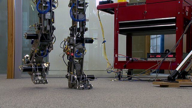 A robot walking