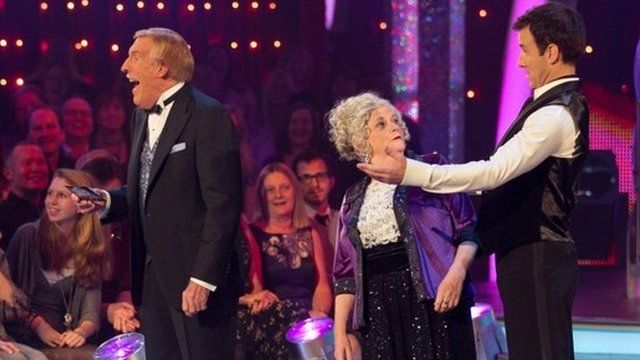 Bruce Forsyth Ann Widdecombe On Strictly Come Dancing Host Bbc News